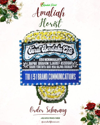 Papan Bunga Duka di Pela Mampang