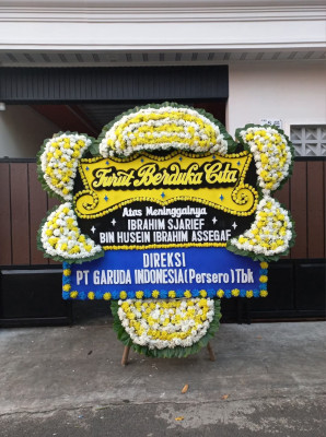 Papan Bunga Duka di Pela Mampang